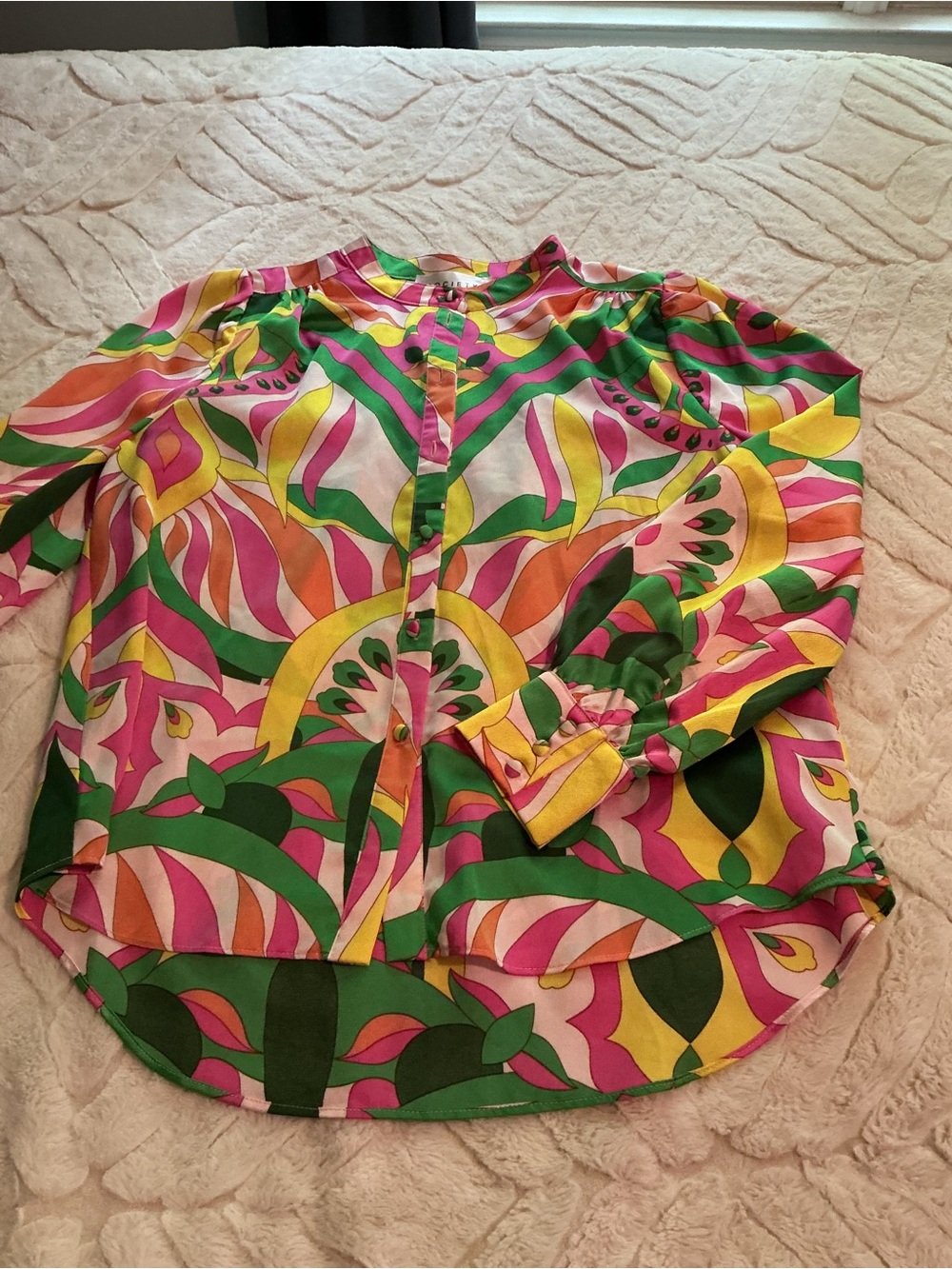 Society Multicolor Retro Print Button-Down Shirt